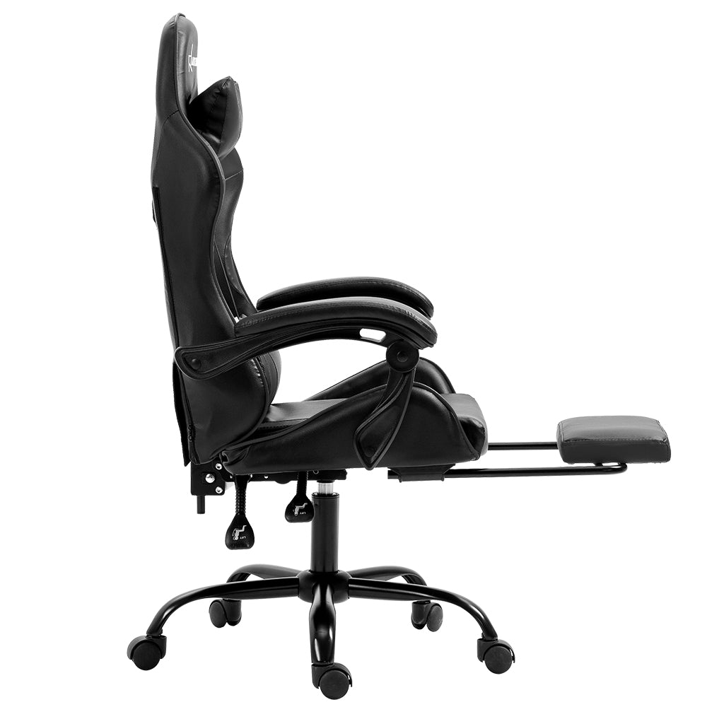 Artiss Executive Gaming Chair | Footrest + Recline | Grey