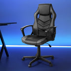 Artiss High-Back Gaming Chair | Grey | Tilt + Height Adjust