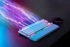 G-TEK Cyborg 87 Mechanical Keyboard | Cherry MX Red | Tri-Mode
