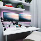 Electric Standing Desk 120cm | Dual Motor | Height Adjustable | White | 5-Year Warranty