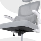 SITIO High-Back Ergonomic Office Chair | Grey/White | 120KG Rated