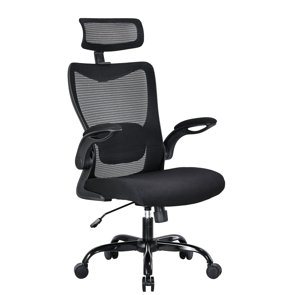 MONA High-Back Ergonomic Office Chair | Mesh | Flip-Up Armrests | 120KG Rated