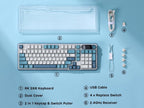 RK S98 Wireless Mechanical Keyboard | 98 Keys | Knob + Screen