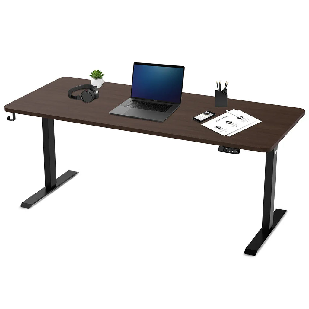 ErgoDesk Electric Standing Desk | Dual Motor | Magnetic Cable Tray | 160cm & 180cm