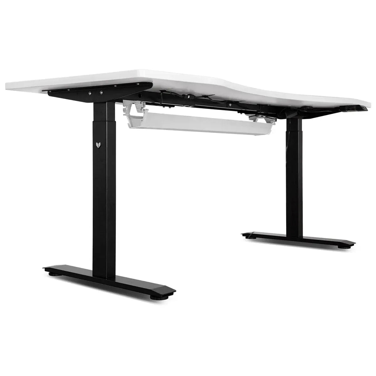 ErgoDesk Electric Standing Desk 150cm | Cable Management Tray Included | White