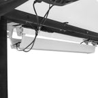 ErgoDesk Electric Standing Desk 150cm | Cable Management Tray Included | White