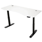 ErgoDesk Electric Standing Desk 150cm | Cable Management Tray Included | White
