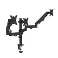 Triple Monitor Arm | 3-Screen Desk Mount | Full Motion | Fits 13–32" | Landscape & Portrait