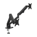 Dual Monitor Arm | Spring Assisted | Full Motion | Fits 17–32" Screens | Cable Management