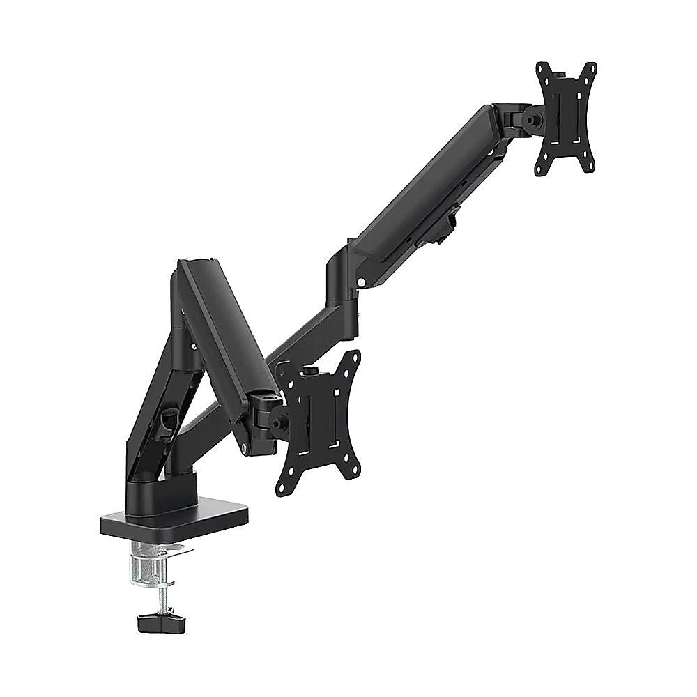 Dual Monitor Arm | Spring Assisted | Full Motion | Fits 17–32" Screens | Cable Management