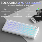 SOLAKAKA A75 Wireless Mechanical Keyboard | 75% | RGB