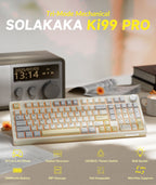 SOLAKAKA Ki99 Pro Mechanical Keyboard | 99 Keys | Knob + Gasket