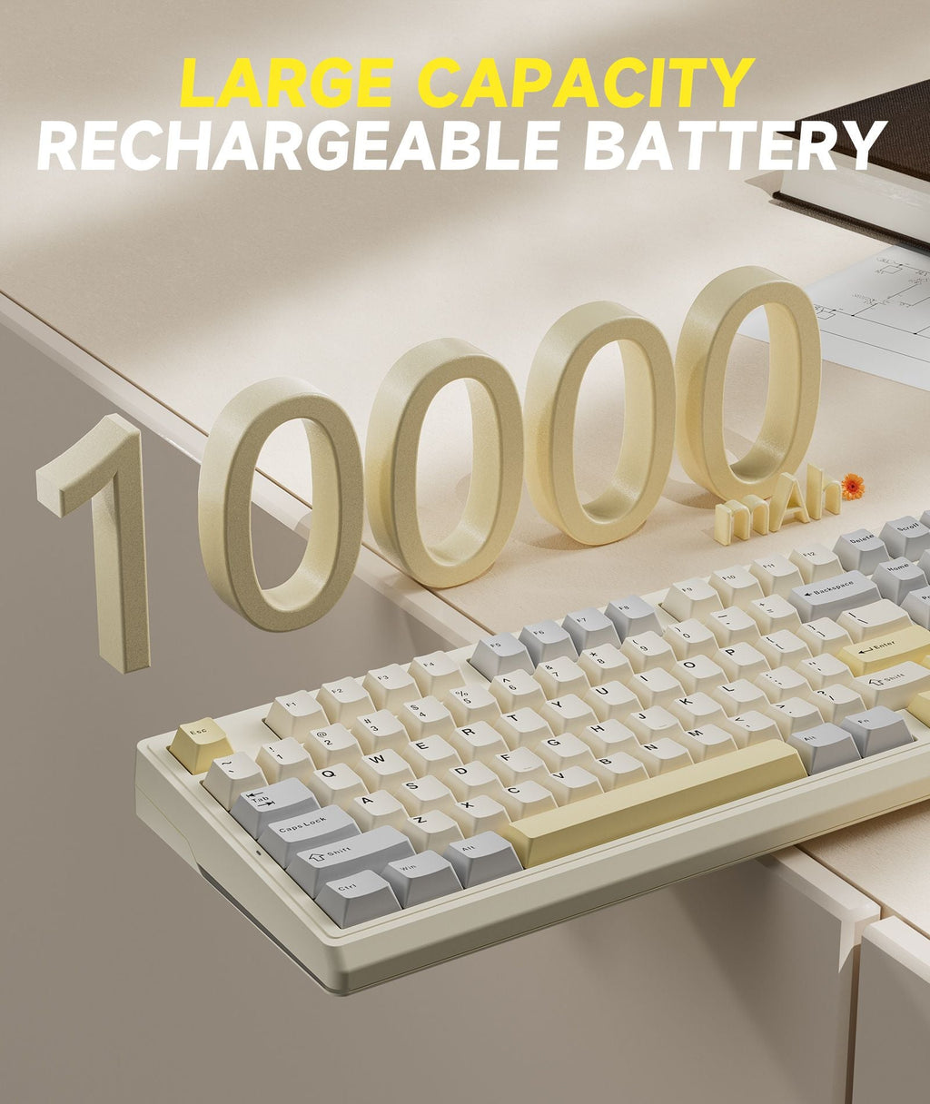 SOLAKAKA Ki99 Pro Mechanical Keyboard | 99 Keys | Knob + Gasket
