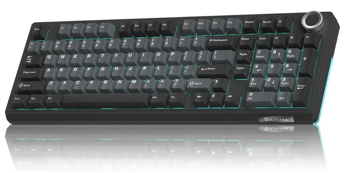 SOLAKAKA Ki99 Pro Mechanical Keyboard | 99 Keys | Knob + Gasket